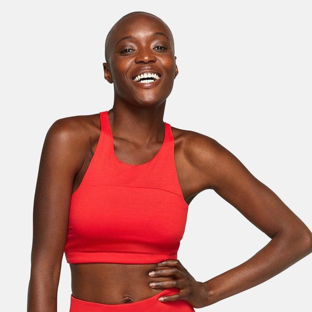 Outdoor Voices Move Free Crop Top in Scarlet